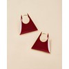 trapezoid dangle earrings #218