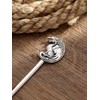 HAQUIL Dragon Crescent Moon Hairstick For Women Men Fashion Punk