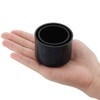 8 Pcs Black Rubber Fishing Rod Holder Tube Insert Protector,