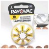 Rayovac #10 Hearing Aid Batteries 8 Pack NEW Size 10