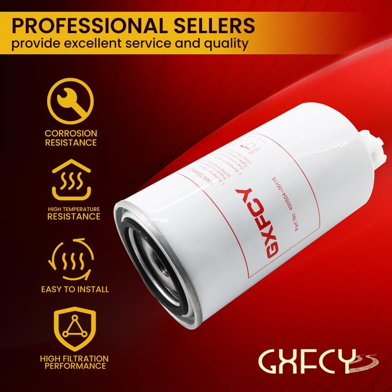 P400504-00115 400504-00115A Fuel Filter Compatible with Doosan Excavator DX55W-5 DX55-5