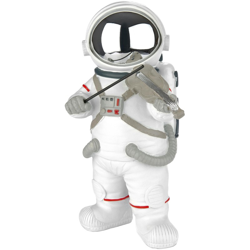 BRUBAKER Decorative Astronaut Violinist Figurine - 20 cm Spaceman Space
