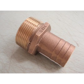 Groco PIPE HOSE ADAPTER BARB CAST BRONZE 34 PTH1125 GROCO 1-1/4" PIPE 1-1/8" HOSE BOAT