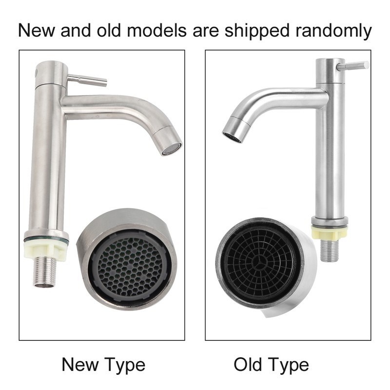 G1/2in Male Thread Stainless Steel Water Faucet Undercounter Single Cold