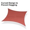 LOVE STORY 16' x 20' Sun Shade Sail Rectangle Large