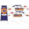 Union 76 55 gasser 1/64 custom water slide decal for Hot Wheels