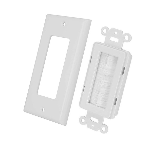BLKKAP Brush Plate Decora (Set) Single Gang Style Wall Plate