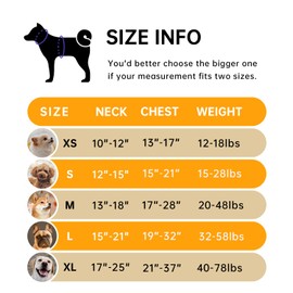 IVY&LANE No Pull Dog Harness for Large Dogs, Dog Vest Harness with Leash, Safety Belt and Storage Strap, Fully Adjustable Harness, 360° Reflective Strip, Soft Handle (Orange, L)