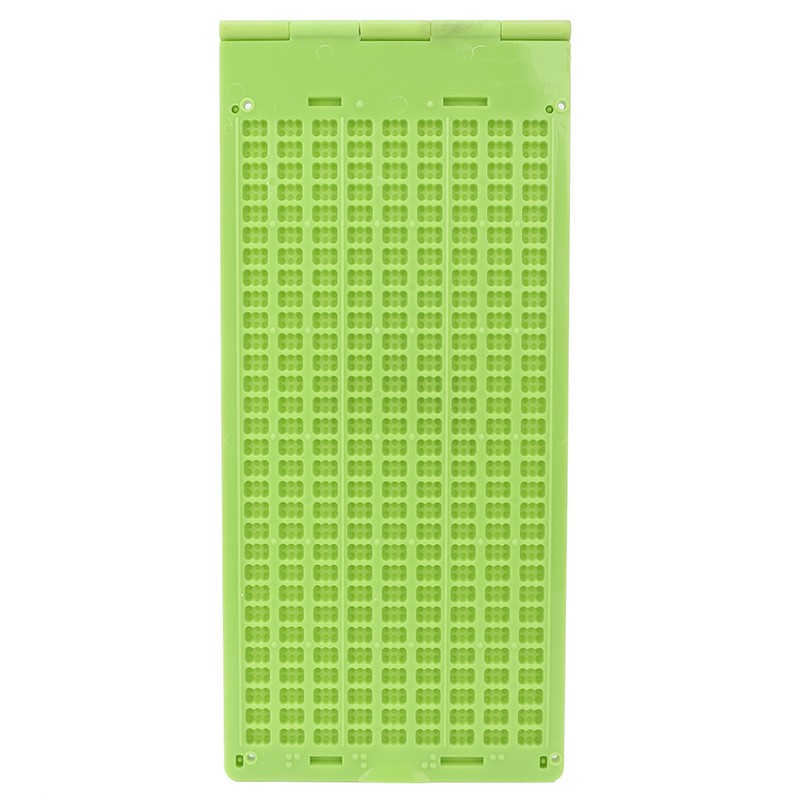 Portable Plastic 9 Lines 30 Cells Braille Writing Slate and