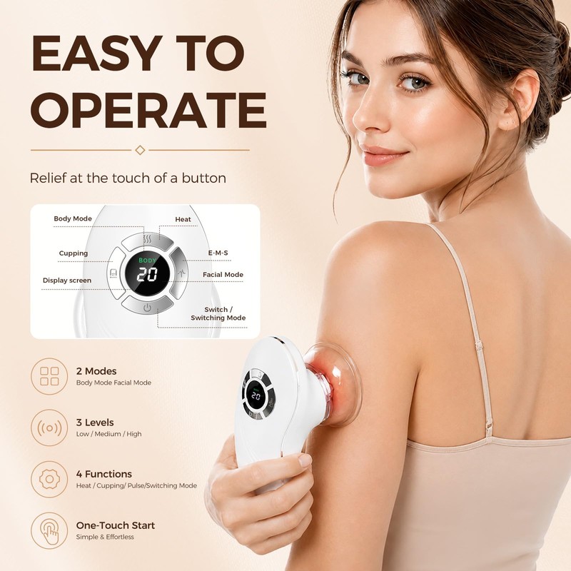 HuixinLine 4 in 1 Body Sculpting Machine, Anti Cellulite Massage