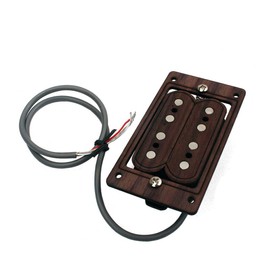 Ogdni Guitar Humbucker Pickup 4-String Rosewood Humbucker Pickup for Cigar Box Electric Guitar Replacement Parts (Rosewood)