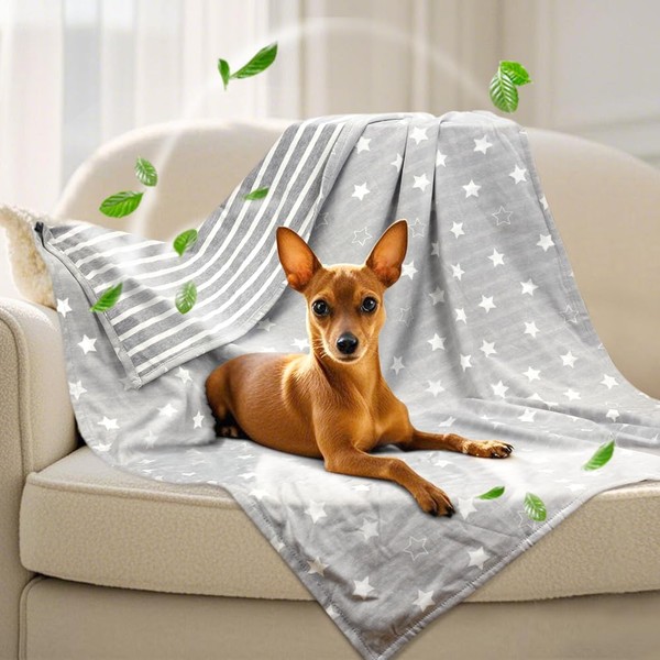 Lightweight Dog Cooling Blanket Self Cooling Bed Cover for Small