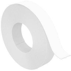 ZYJT PVC Edge Banding, 3/4 inch x 100ft roll of Veneer White Edge Banding Pre-glued Flexible Edging, Tape Banding on with Hot Melt Adhesive Easy Application for Cabinet Repair Furniture