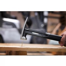 ToughBuilt Steel Rip Hammer 16oz Smooth Straight Claw Large Rubber Handle Magnet