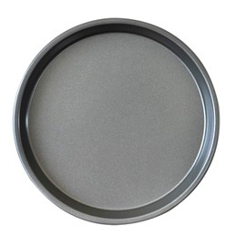 SOGA 8-inch Round Black Steel Non-Stick Pizza Tray Oven Baking Plate Pan