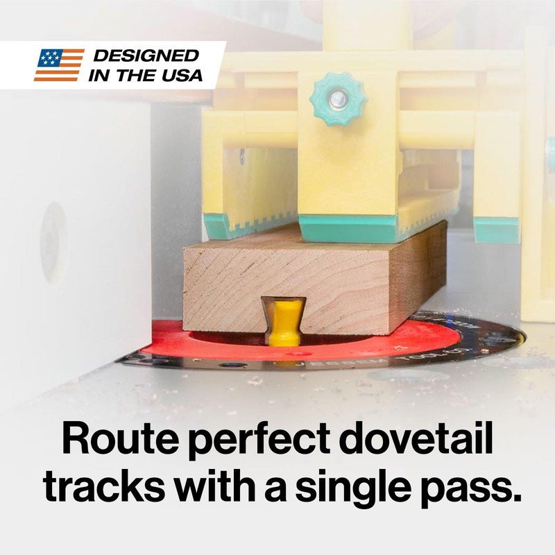 MICROJIG Matchfit MB-025-0514 Dovetail 1/4" Shank 14° X 1/2" Router
