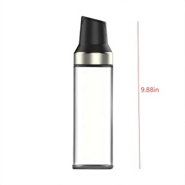 ZHQZZPH Premium Sugar Dispenser Glass Bottle with Pour Spout Leak-Proof Shaker for Coffee & Kitchen, Labeled Sugar/Creamer Container for Beverages, Baking & Organizing