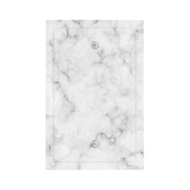 White Grey Marble Blank Wall Plate One Gang Decorative Light Switch Outlet Cover No Device Plastic Wallplate For Home Decor 5" X 3"