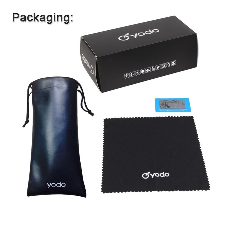 yodo Fit Over Glasses Sunglasses with Polarized Lenses for Men