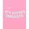 xo, Fetti It's Giving Engaged Banner - Iridescent Foil |