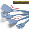 Silicone Spatula Set, 600°F Heat Resistant Silicone Spatula Turner Flipper