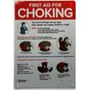 FIRST AID FOR CHOKING SIGN- Resturant choking sign (ALUMINIUM, REFLECTIVE.