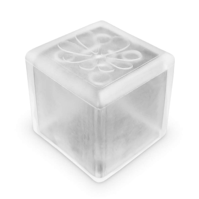 45mm Transparent Clear Square Rubber Feet Stoppers for Furniture Table