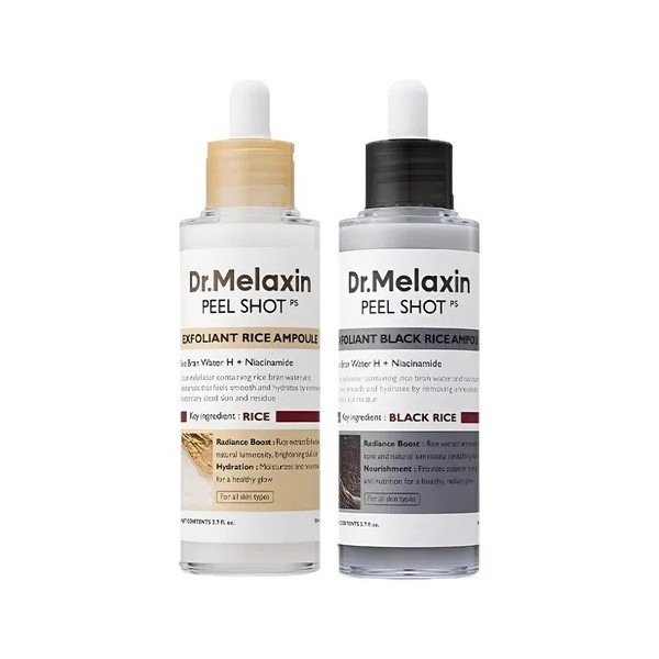 Jd Dr. Melaxin Official Dúo De Ampollas Arroz Peel Shot