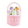 Mud Pie Girls Easter Basket Plush Set