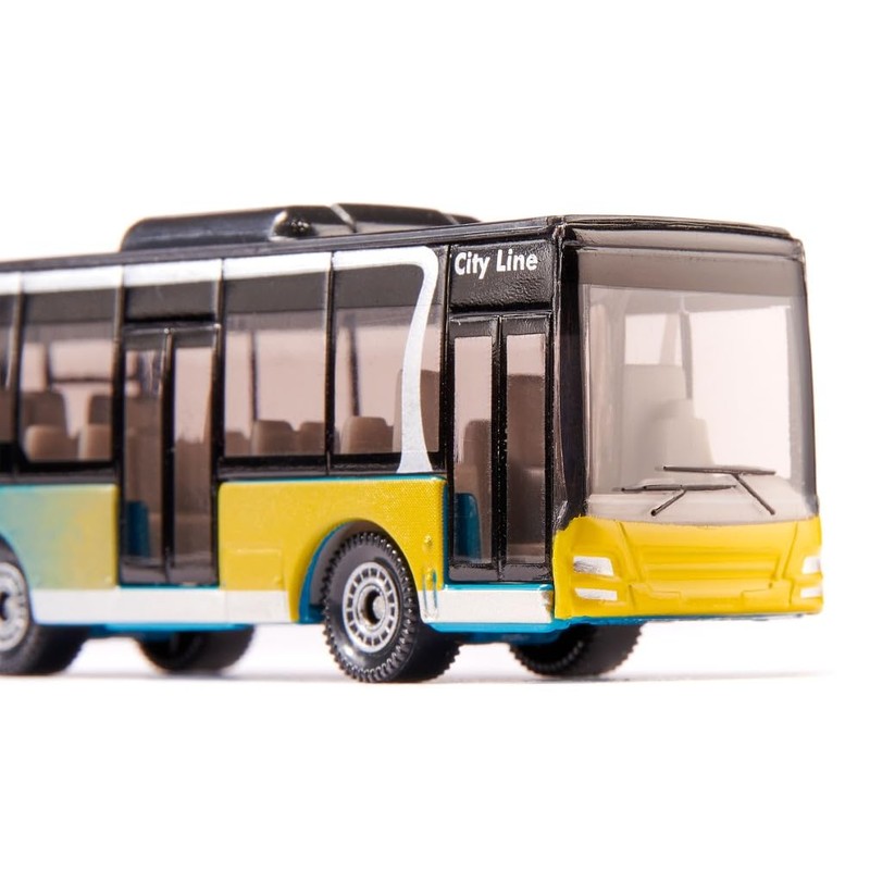 Siku 1400 Line Bus Metal/Plastic, Multicoloured, Multi-purpose, Toy Vehicle for