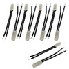 uxcell 10 Pcs Bimetal Temperature Control Switch Thermostat 100C N.C