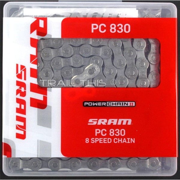 SRAM PC-830 6/7/8-Speed Road/MTB Bike Chain 1/2" x 3/32" 114L