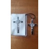 rosarybeads4u 2" BLACK Inlay St SAINT BENEDICT CRUCIFIX CROSS Medal