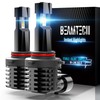 BEAMTECH 9005 Led Bulbs, Fanless in Line HB3 Fog Light