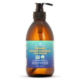 QUEEN OF THE THRONES- Aceite de ricino dorado orgánico | 100% puro y prensado en frío para cabello, piel y uñas | Sin hexano | EE. UU.
