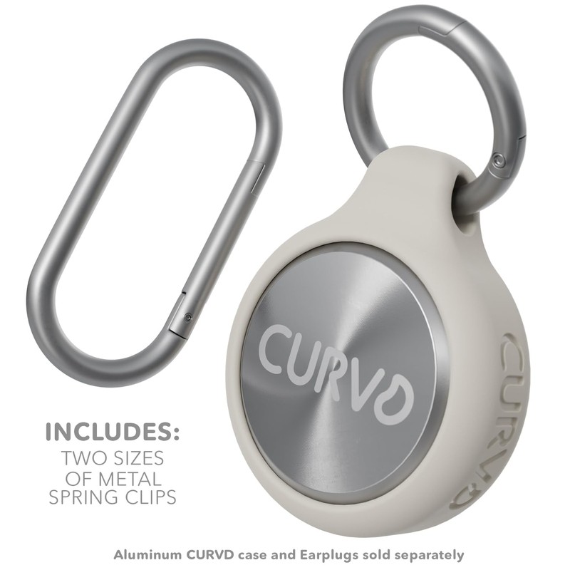 CURVD Earplugs Case Clip for Secure Storage & Travel of