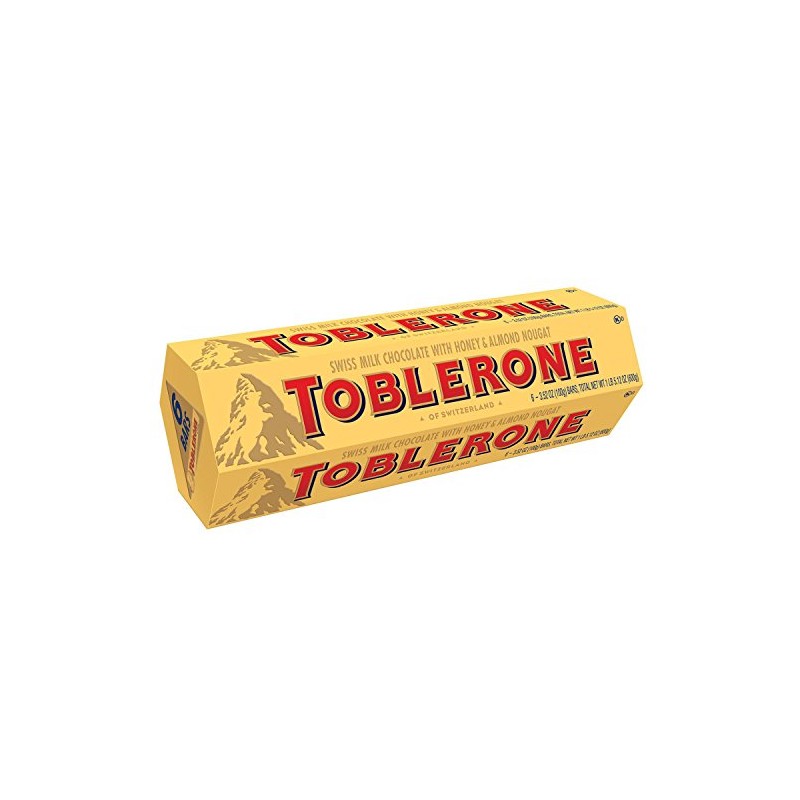 Toblerone Swiss milk chocolate with honey and Almond Nougat -