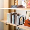 Metal Book Ends for Shelves - Heavy Duty Adjustable Bookends