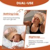 Zixsavk Silk Bonnet for Sleeping Women - Waterproof Shower &