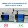 AQUANEAT Small Fountain Pump, 80 GPH Mini Submersible Water Pump