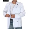 DESERMO Set of 12 Ball Buttons Countries for Chef's Jackets,