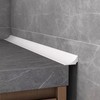 Water Barrier for Sink,Shower Threshold Water Dam Barrier,Waterproof Barrier Bathroom,Collapsible