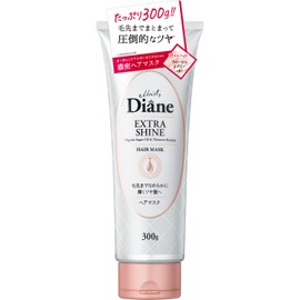 Diane Hair Mask, Glossy Hair, Floral and Berry Scent, Perfect Beauty Extra Shine, 300g [Moisturizes Even Dry Hair to the Ends], Wash-Out Treatment