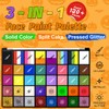 Face Painting Kit for Kids, 50 Colors Facepaint Palette Non-Toxic