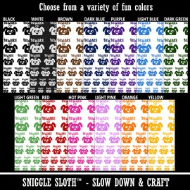 Beware of Dog Funny Doodle Temporary Tattoo Water Resistant Fake Body Art Set Collection - Black (One Sheet)