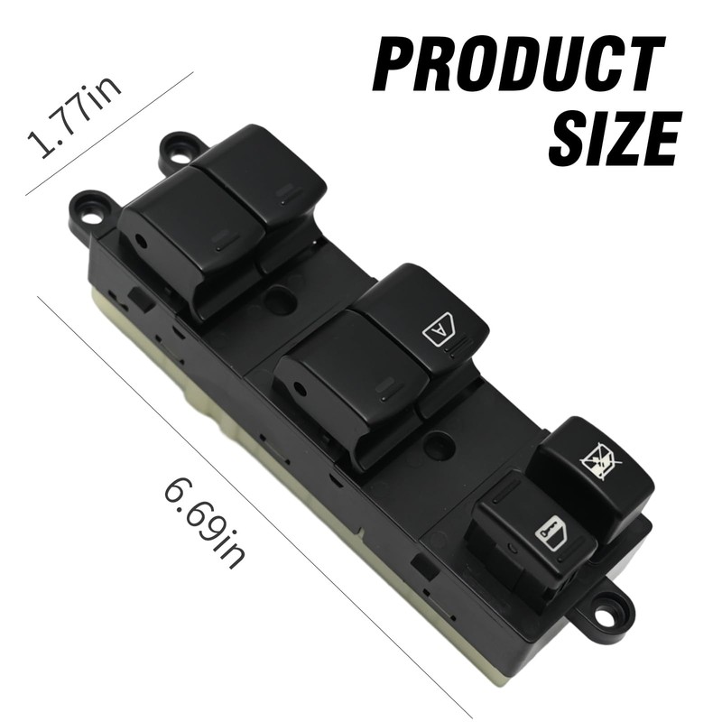 Vkinman 25401-EA003 Master Power Window Switch Replacement for Nissan Frontier