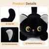 Ditucu Cute Black Cat Plush Soft Kitten Kitty Stuffed Animal