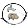 Altaye New Front Brake Caliper Master Cylinder & Hose Assy
