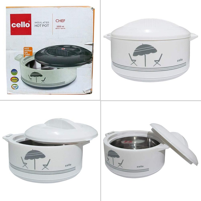 Cello CE-3.5L Chef Deluxe Hot-Pot Insulated 3.5 Litre Casserole Warmer/Cooler