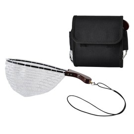 Bass Fishing Net, Foldable Fishing Net with Handle, Portable Design Live Caught Organizer Mesh for Catfish Fly Pools Ponds Beach Bass